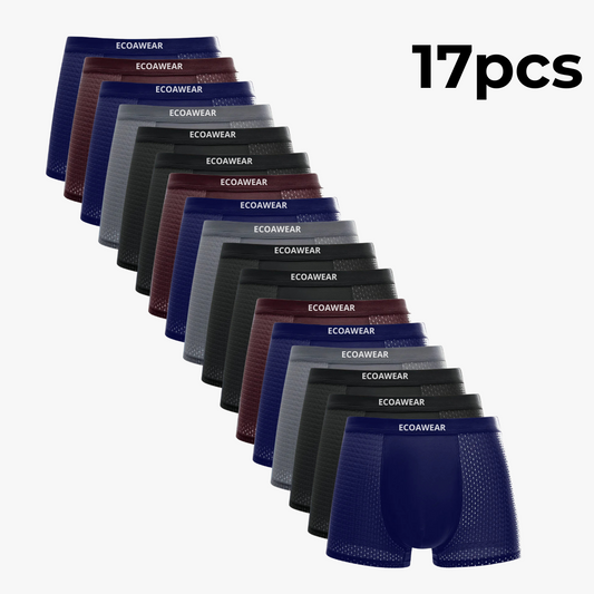 ECOAWEAR® Boxers en bambou MEGA PACK | 17 Boxers